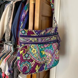 Blue, purple, and green Vera Bradley purse!